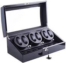 Dukwin Automatic Watch Winder, Watch Box for 6+7 Wristwatches, with 4  Modes, Quiet Motor, Rotates Approx. 6-7 Times/Minute, Rotation Programmes :  Amazon.co.uk: Watches