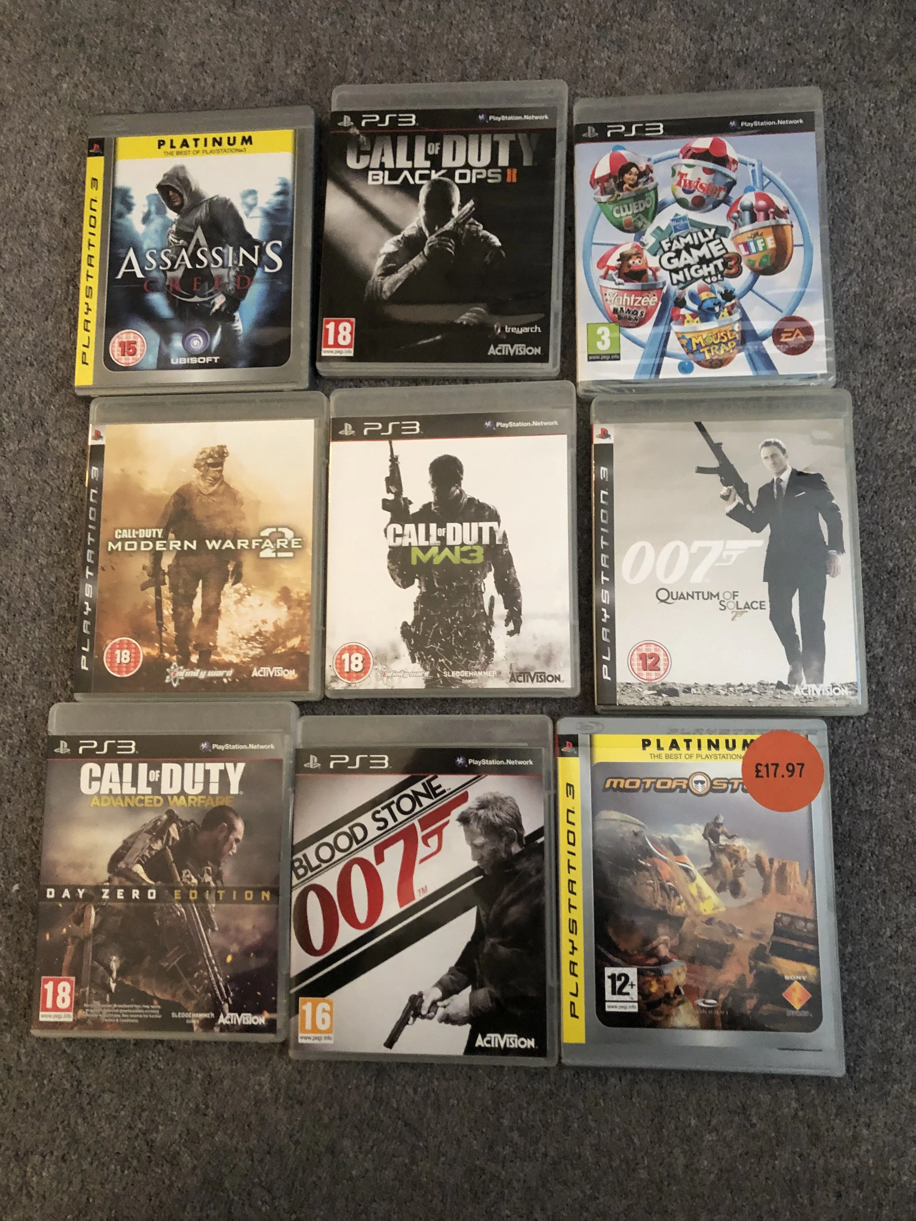 PS3 with games