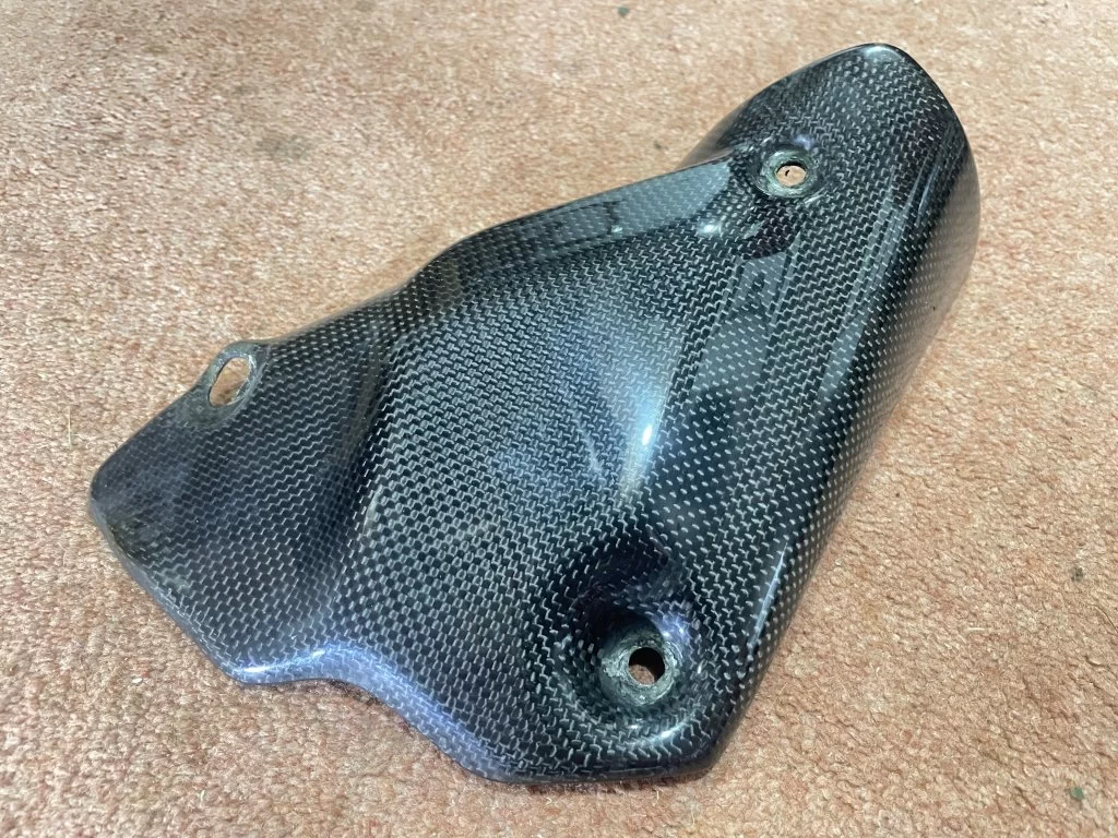 1098/848 carbon fibre exhaust cover SOLD