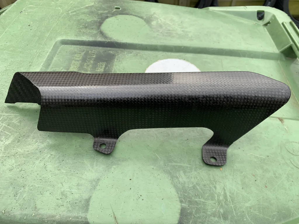 Ducati 749 999 04 on DP Carbon Chain Guard 44610111A