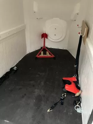 Single bike box trailer