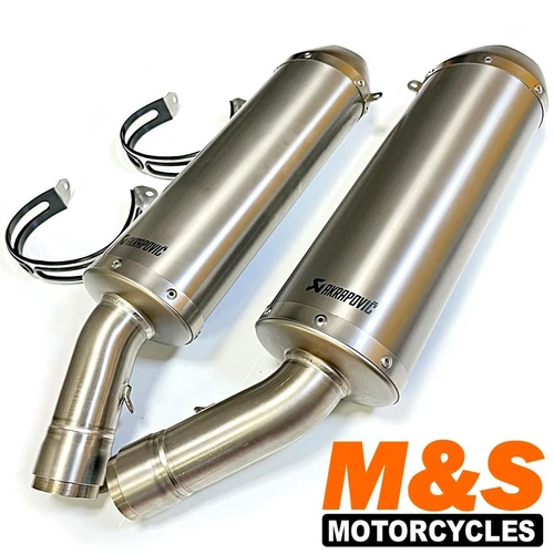 Ducati 1098R 1198R Akrapovic Titanium Exhausts Silencers | 57311101A & 57411101A