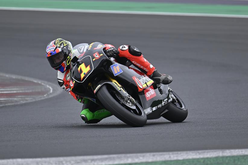 Max Biaggi riding his former Grand Prix 250