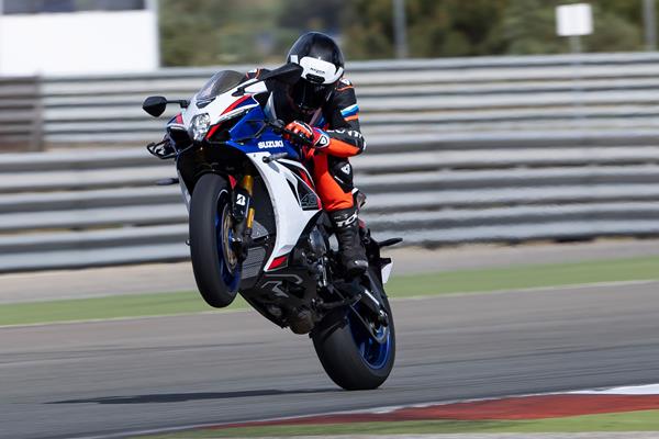 2026 Suzuki GSX-R1000R wheelie on test track