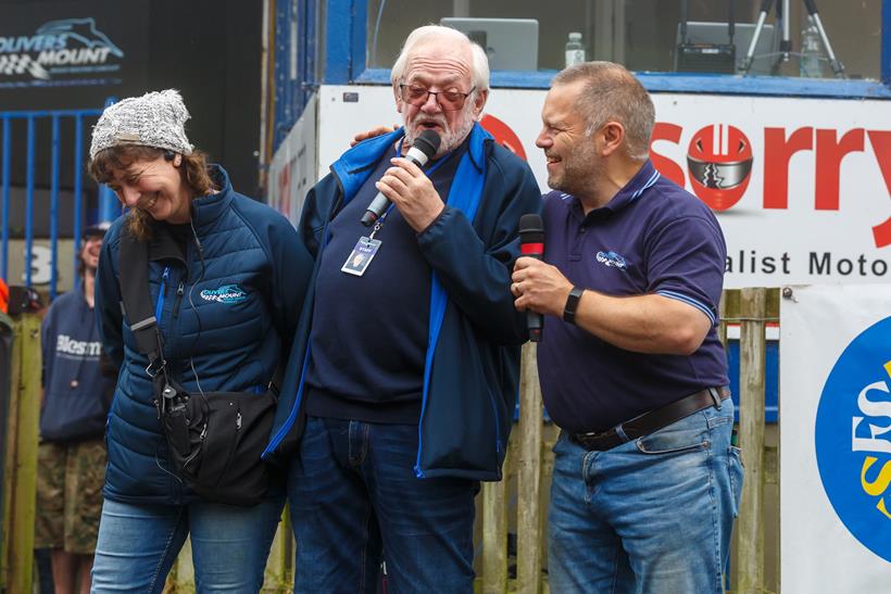 Tony Coupland with Oliver's Mount MD Andy Hayes (right)