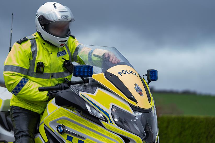 Police motorcyclist