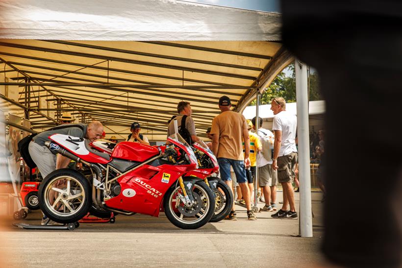 Ducati 916 at Goodwood Festival of Speed