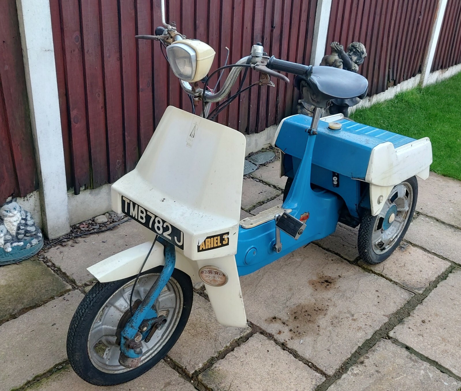 Image 1 - 1970 BSA Ariel Three 3 Tricycle Classic
